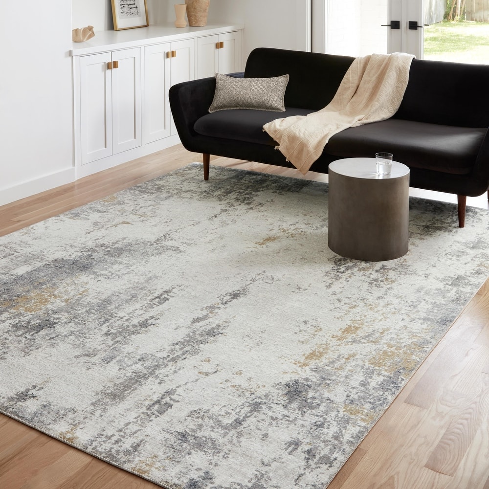 Alexander Home Alpine Modern Granite Area Rug