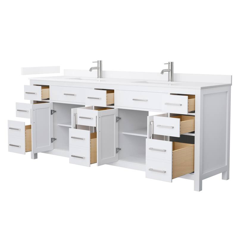 Wyndham Collection WCG2424-84D-QTZ-UNSMXX Beckett 84" Free Standing