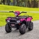 preview thumbnail 2 of 14, 12V Kids ATV Battery-Powered Ride-On with AUX Port & USB - Tough 4 Wheeler with LED Lights for Ages 37-72 Months