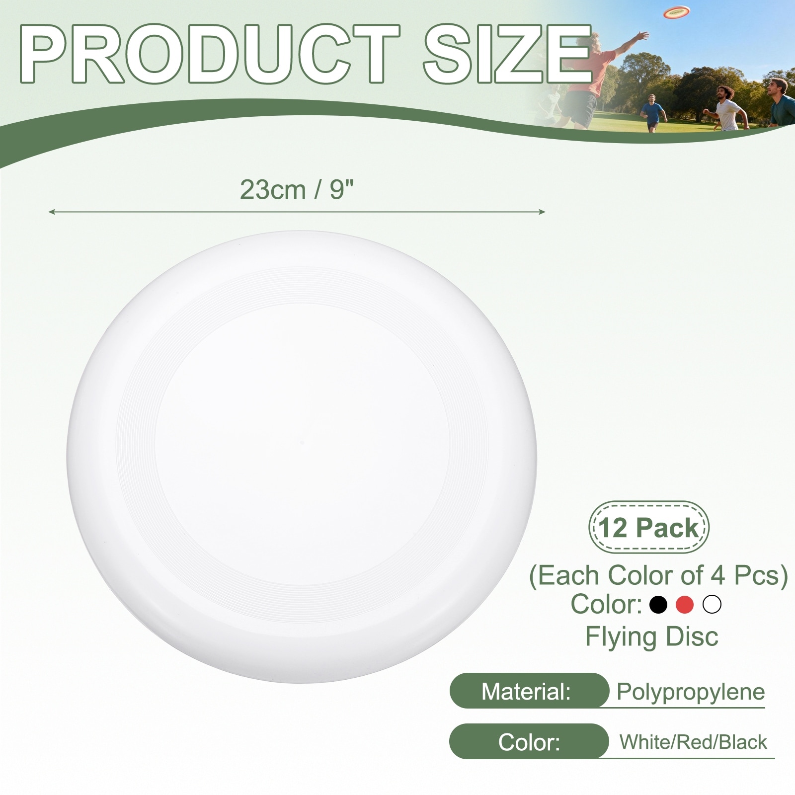 Soft Flying Disc, Sports Flying Discs All Ages Outdoor Flying Disc Training Playing Lightweight Durable