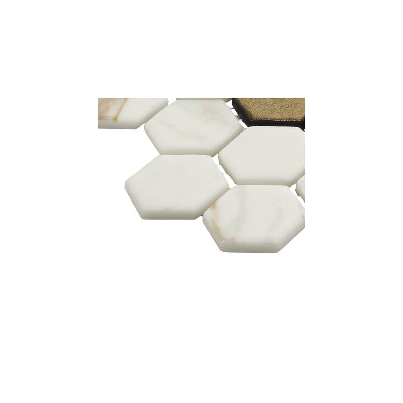 Daltile Uptown Glass 1" Hexagon Mosaic (18 PC Per Carton) (16.92 SQFT Per Carton)