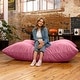 preview thumbnail 91 of 95, Jaxx 5.5' Huge Bean Bag Floor Pillow and Lounger for Adults - Microsuede
