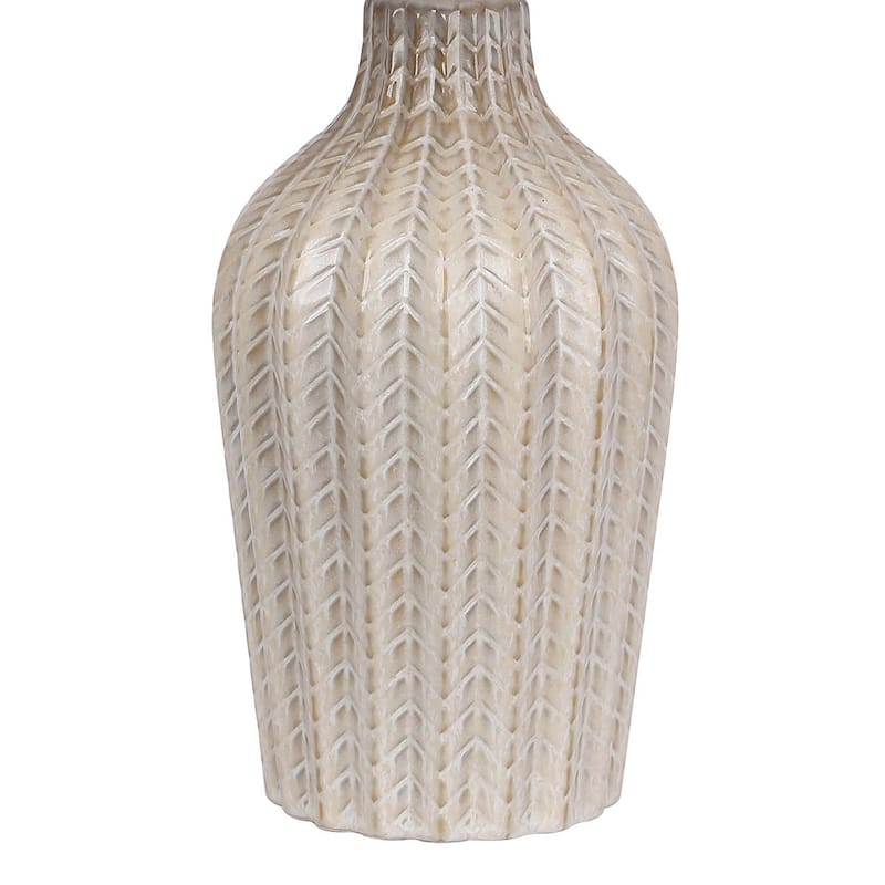 Rockwell 23" Ceramic Table Lamp Linen Shade (Set of 2)