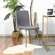 preview thumbnail 13 of 52, Carson Carrington Upholstered Dining Chair Golden Leg (Set of 4)