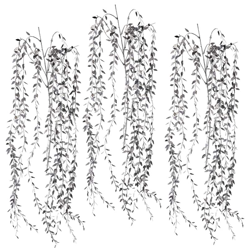 43" Smilax Vine Spray Set of 3 - Silver - 55