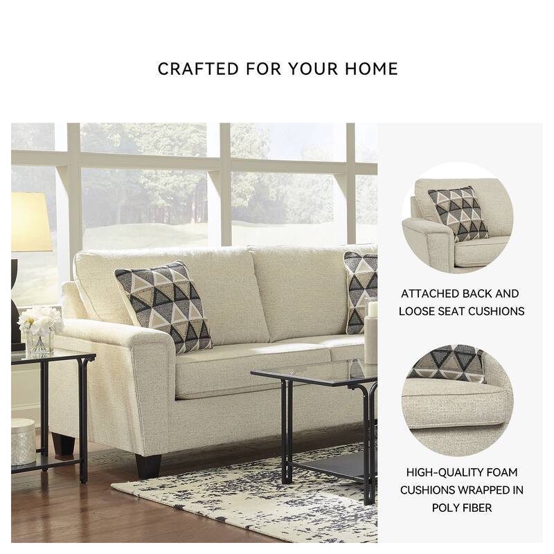 Signature Design by Ashley Abinger Sofa - 89" W x 38" D x 39" H