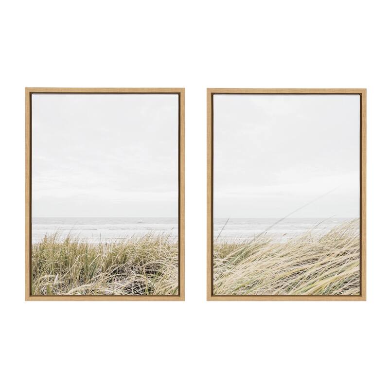 Kate and Laurel Sylvie East Beach Framed Canvas by Amy Peterson