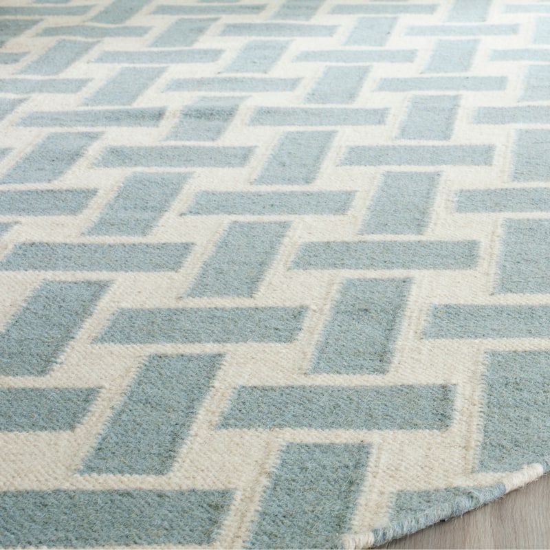 SAFAVIEH Handmade Flatweave Dhurries Leigh Modern Wool Rug