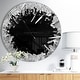 preview thumbnail 7 of 8, Strick & Bolton 'Abstract Broken Wall 3D Design' Metal Clock 23 in. wide x 23 in. high
