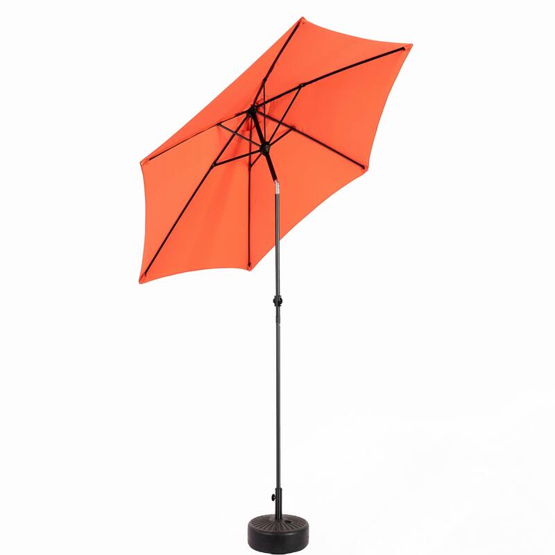 9FT Patio Umbrella with Push Button Tilt and Crank(Base Not Included)