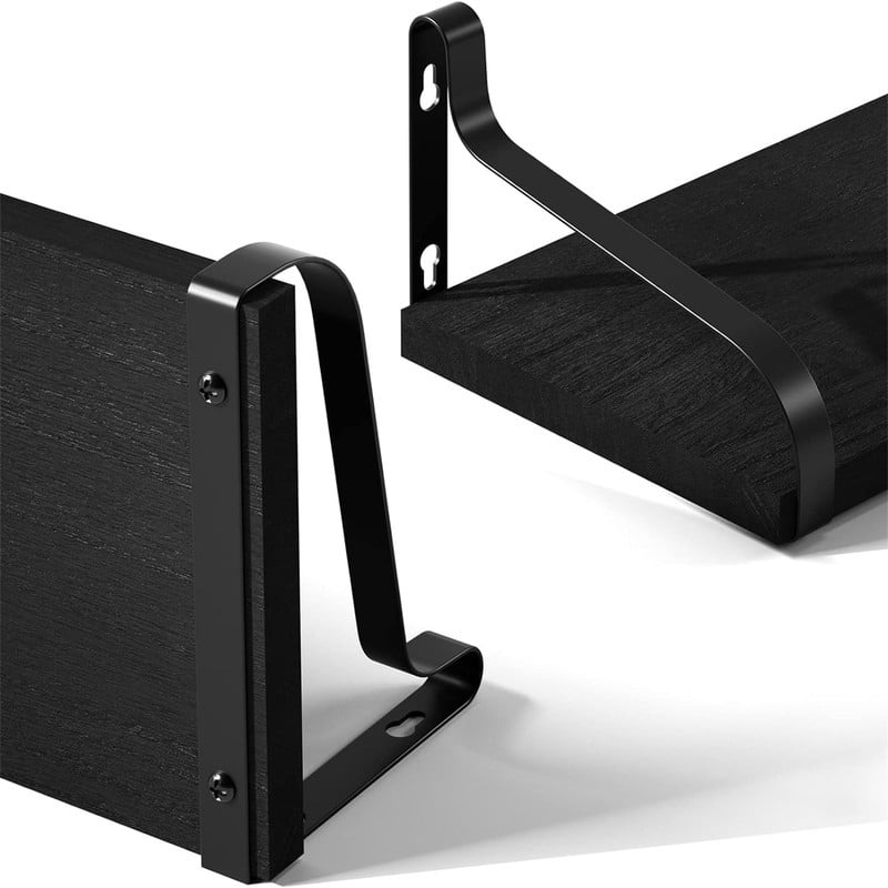 Floating Shelves Wall Mounted Set of 3 - 16.93"D x 6.14"W x 4.17"H