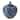10 Inch Lidded Jar, Curved Round Persian Floral Print, Blue Porcelain - 8.2L x 8.2W x 9.8H, in inches