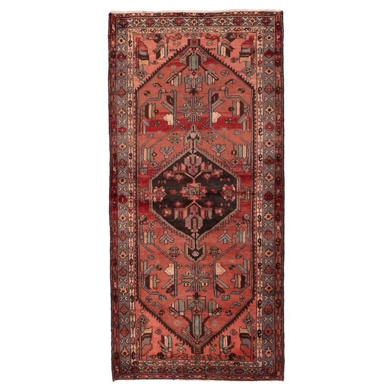 ECARPETGALLERY Hand-knotted Andelz Copper Wool Rug - 3'8 x 7'11