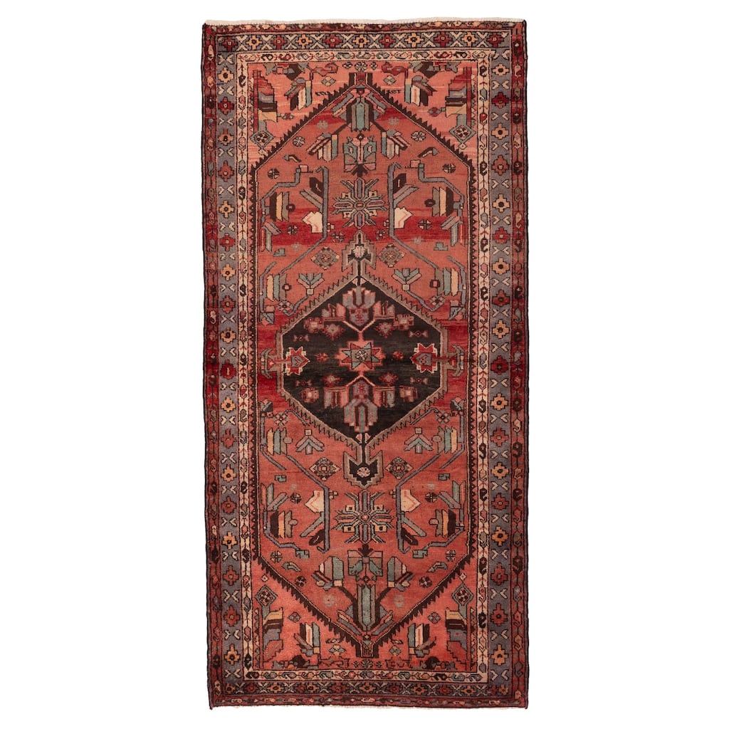 ECARPETGALLERY Hand-knotted Andelz Copper Wool Rug - 3'8 x 7'11