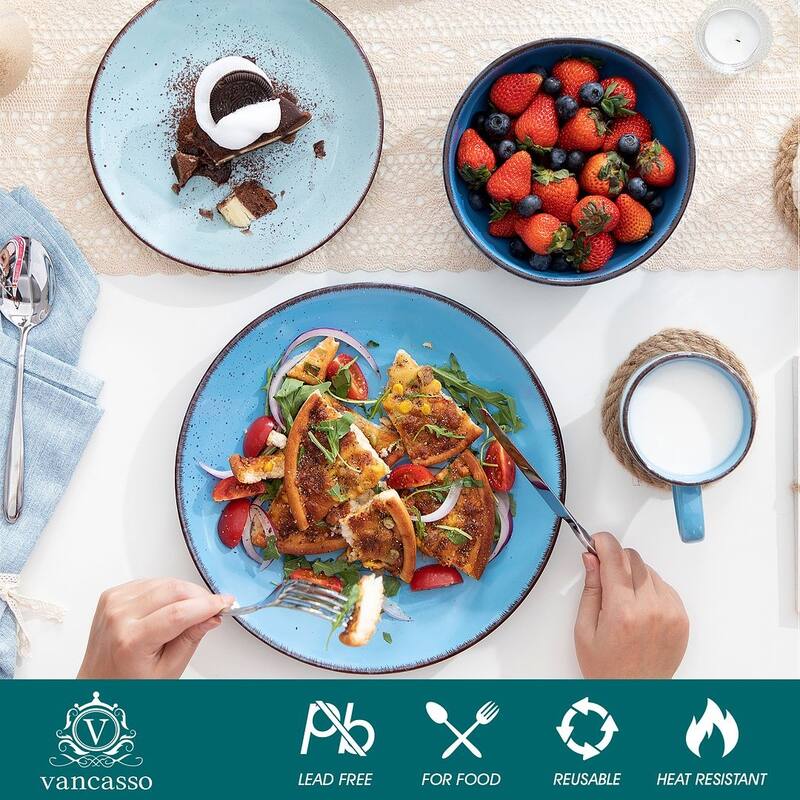 vancasso Casual 32-piece Stoneware Dinnerware Set (Service for 8)