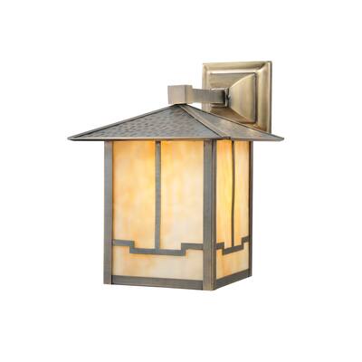 13"W Seneca Valley View Solid Mount Wall Sconce