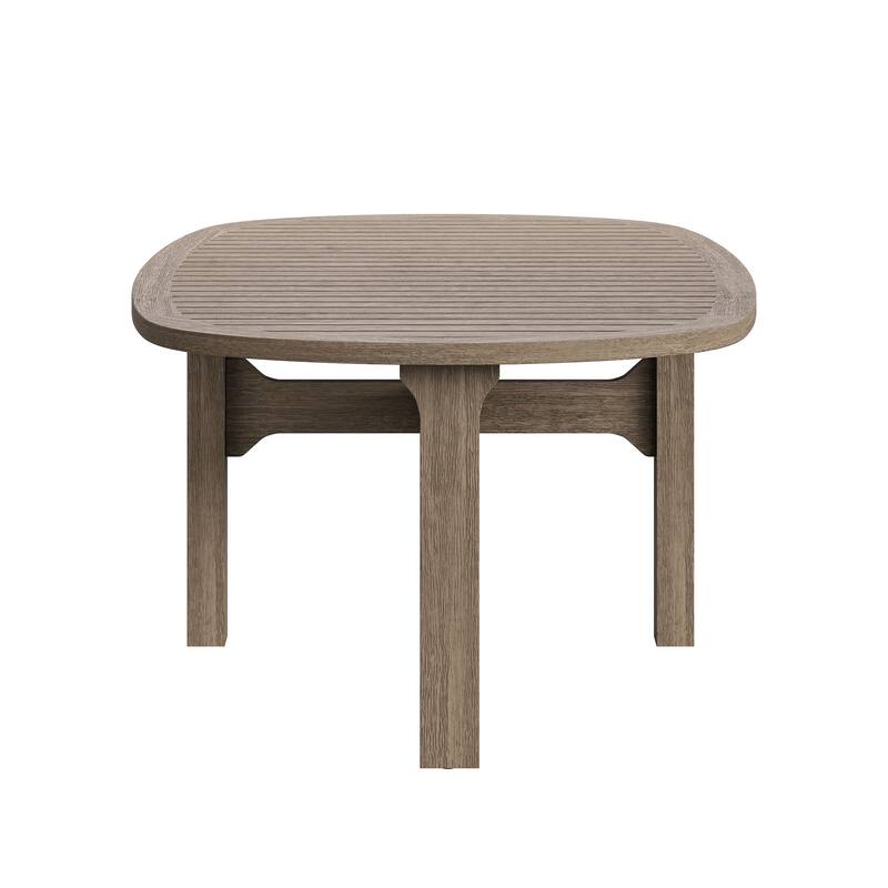 Saratoga 4-Piece Outdoor Patio Teak Wood Furniture Set