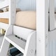 preview thumbnail 24 of 31, Max and Lily Twin Size High Loft Bed with Bookcase