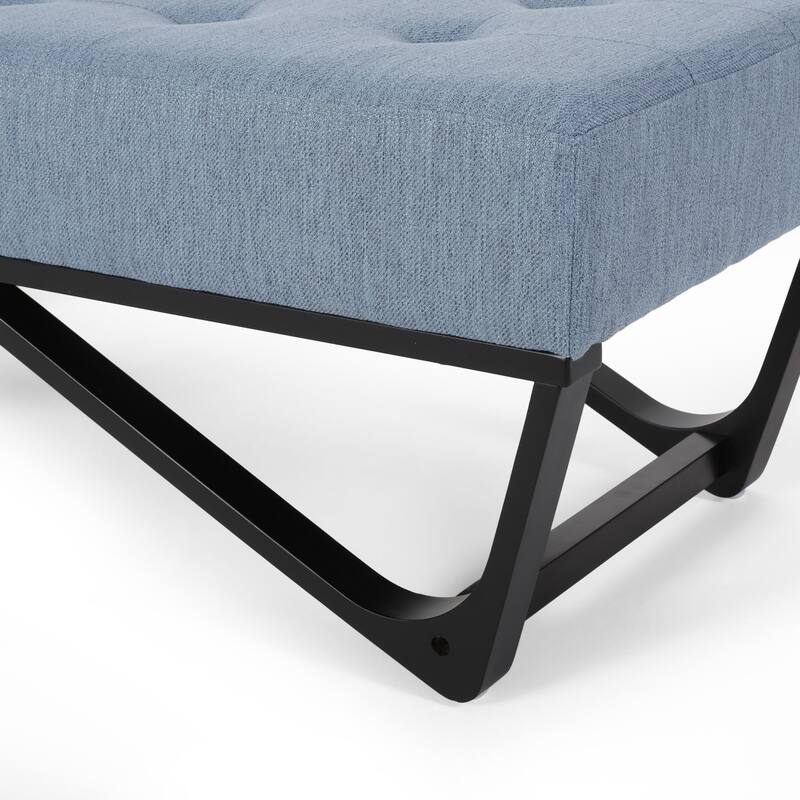 Button-tufted Sleek Bench