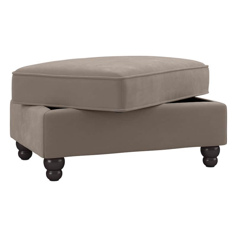 Bush Furniture Coventry Large Upholstered Storage Ottoman