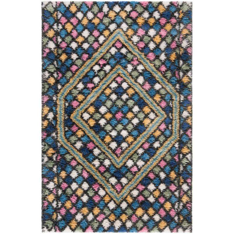 SAFAVIEH Casablanca Shag Fermina Wool Rug