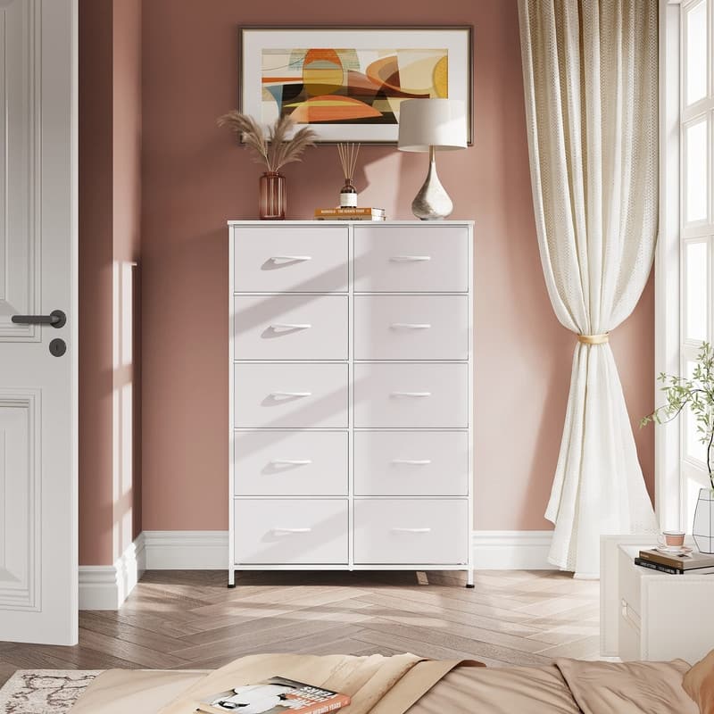 Tall Dresser for Bedroom with 10 Drawers