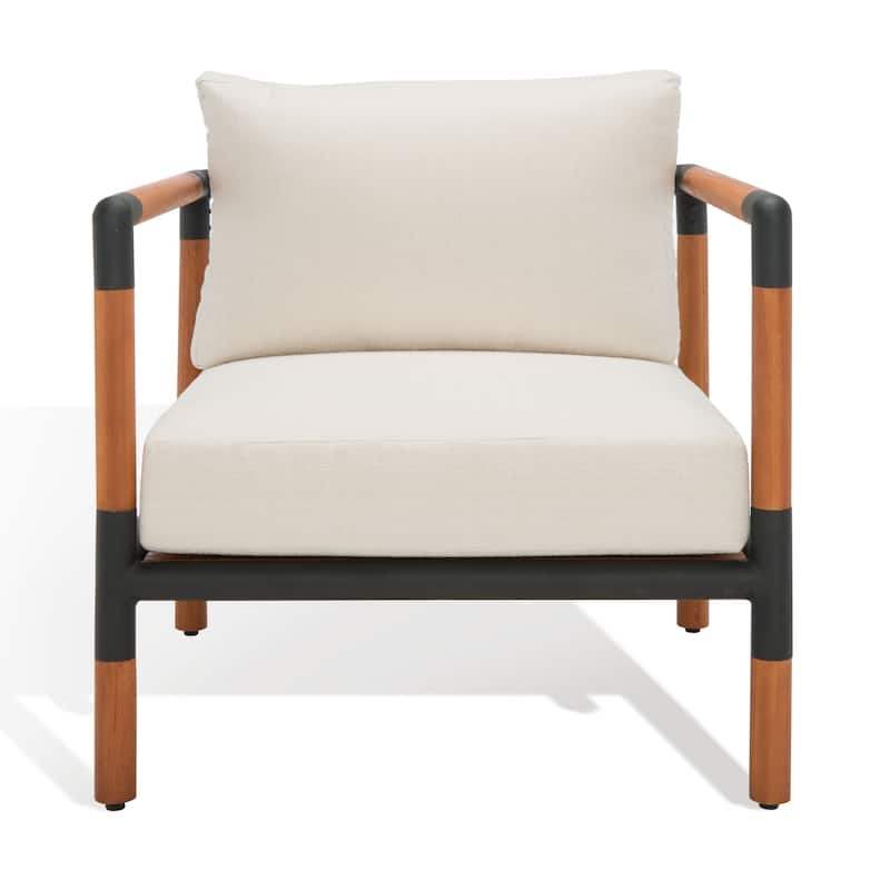 SAFAVIEH Couture Imo Patio Chair - 32 In W x 33 In D x 26 In H - 32W x 33D x 26H