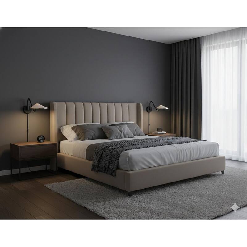 Transitional 1-Light Black And Brass LED Wall Sconce