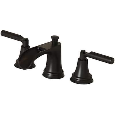 8 Inch Widespread Bathroom Faucet with Drain Set 3 Hole Brass Modern Double Handle Bathroom Sink Basin Vanity Faucets