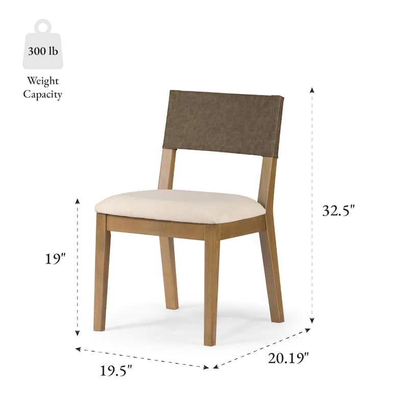 Maven Lane Radi Dining Chair, Set of 2