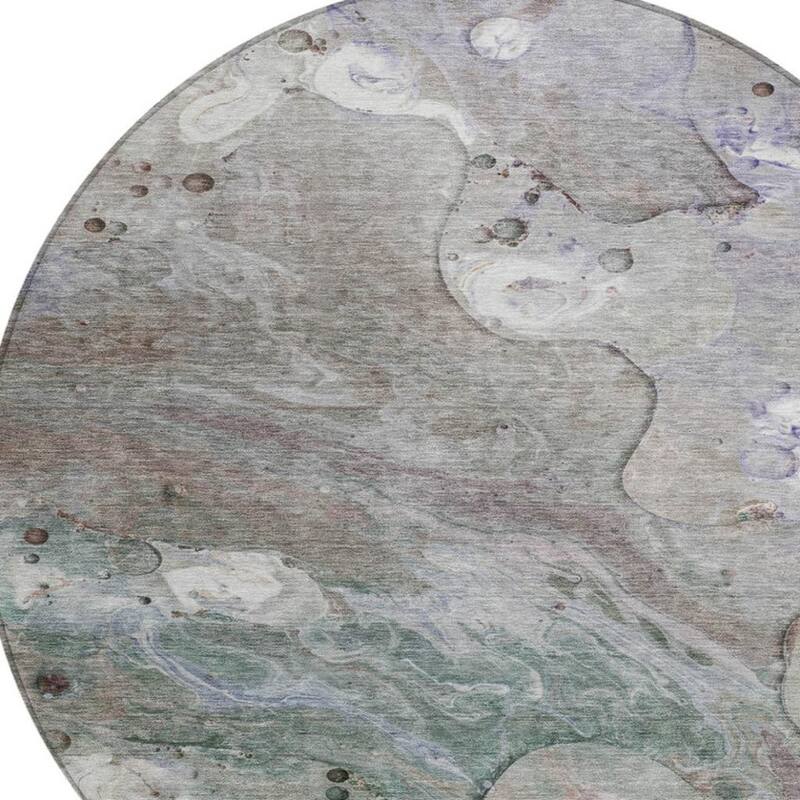 HomeRoots Abstract Transitional Rectangle Outdoor Rug