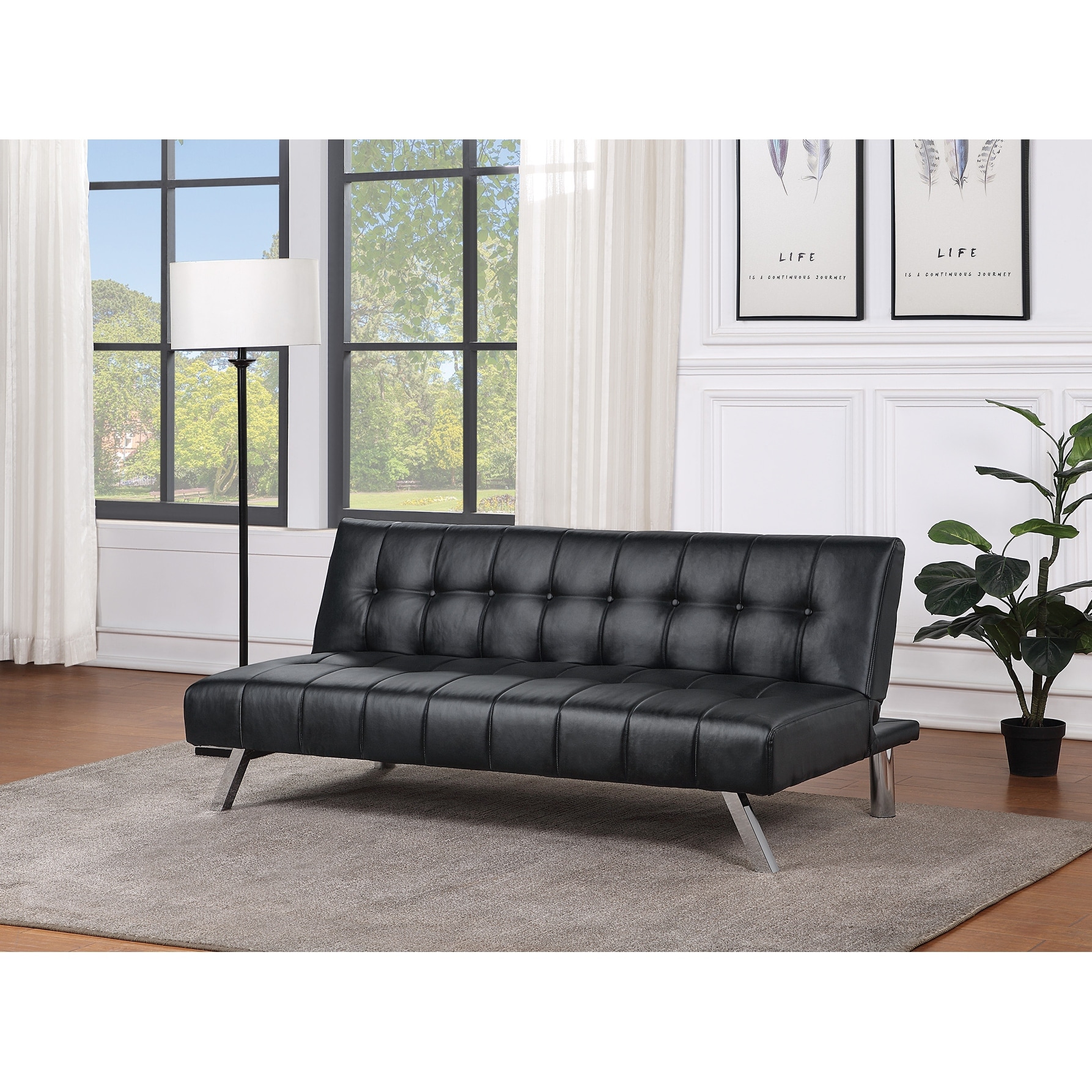 Sawyer Futon with Stainless Steel Legs