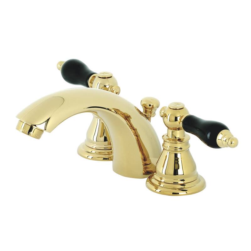 Kingston Brass Duchess 1.2 GPM Widespread Bathroom Faucet with Pop-Up - Polished Brass