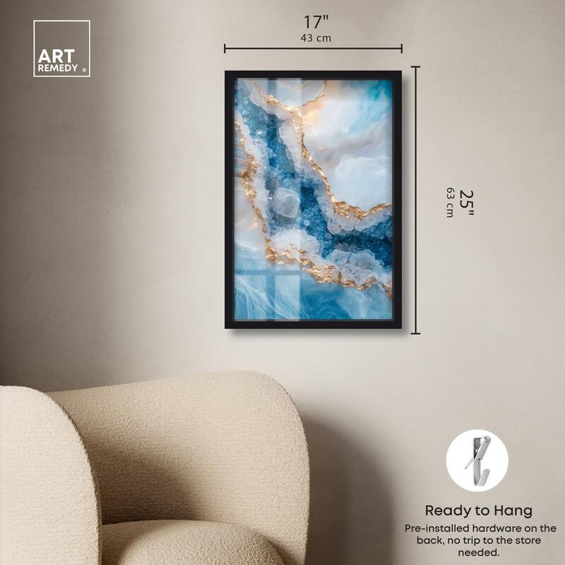 Molten Topaz I Shadowbox by Art Remedy