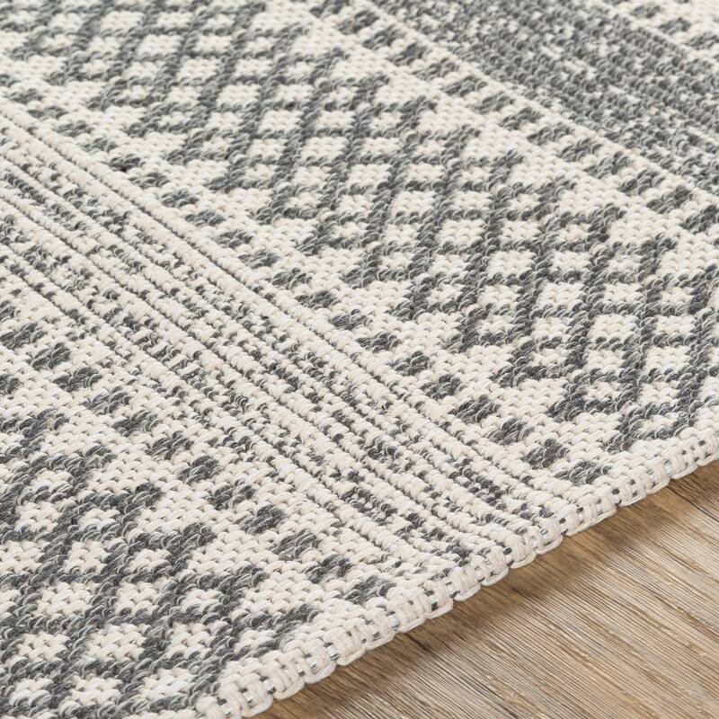 Livabliss Wendy Moroccan Stripe Cotton Area Rug