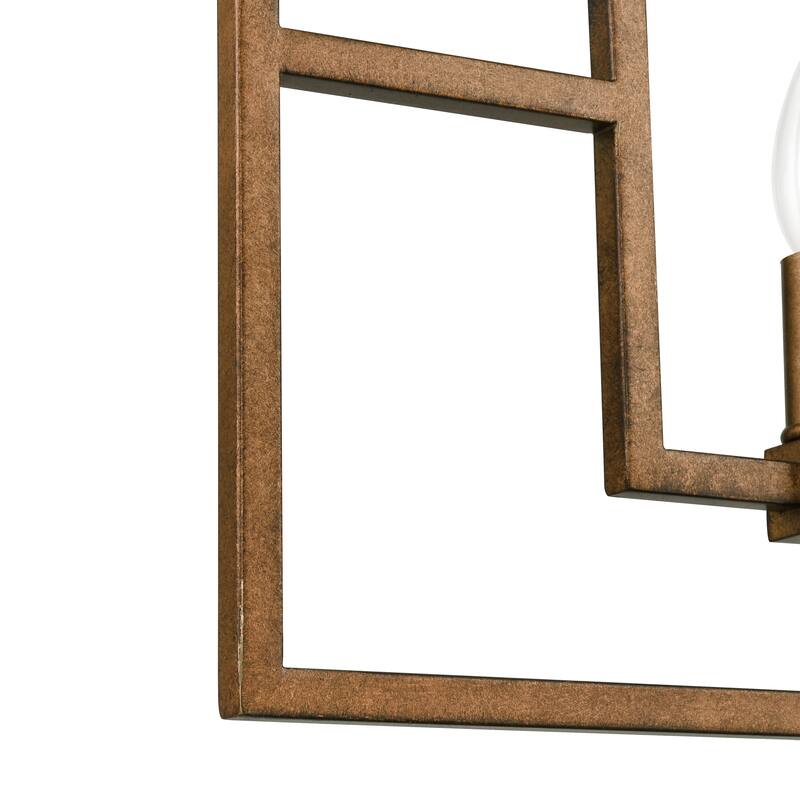 Light Society Bence Chandelier - Anitque Brass