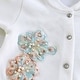 preview thumbnail 4 of 2, Newborn Baby Girl Coming Home 3D Floral Outfit Set - 10 Pcs