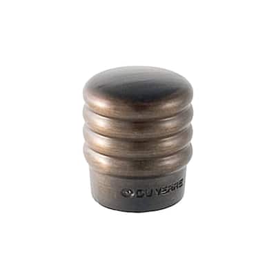 Du Verre Stacked 3/4 Inch Cylindrical Cabinet Knob