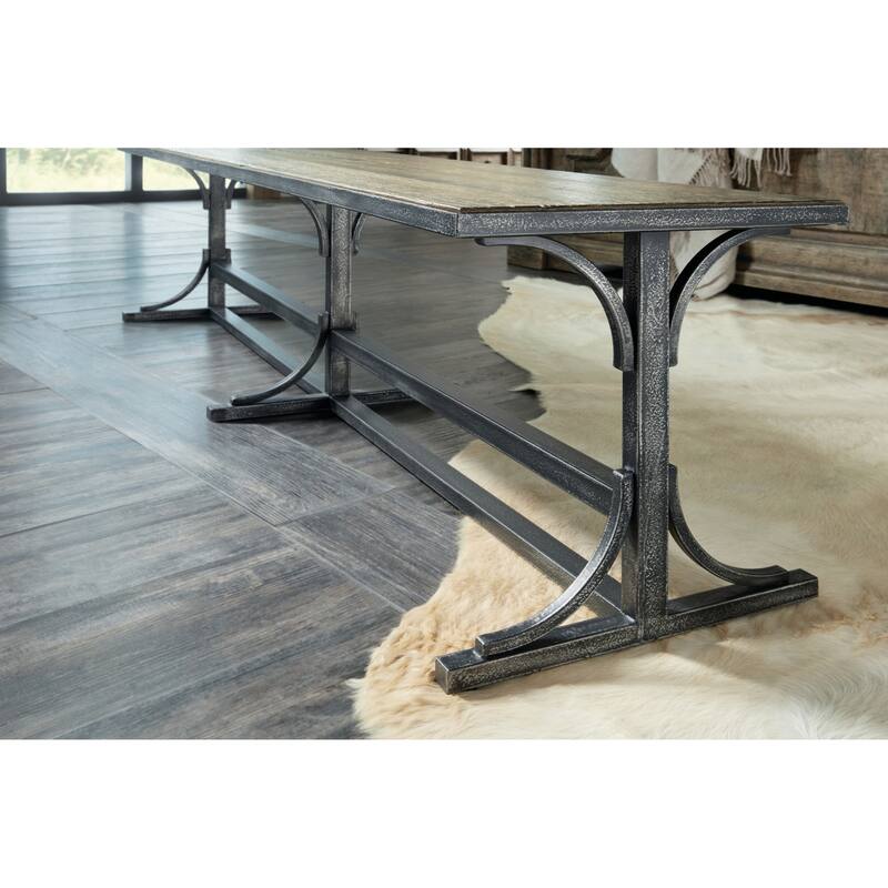 Hooker Furniture Von Rosenberg 66" Wide Rustic Ranch Industrial Bed