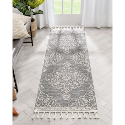 Well Woven Loop De Loop Mara Floral Botanical Pattern Area Rug