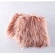 preview thumbnail 67 of 77, Karenne FauxFur Throw Pillow Covers (Set of 2), NO INSERT 14" x 26" - Coral Pink