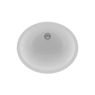 Lexicon Platinum V210 Quartz Composite Oval Vanity Sink - Galaxy White