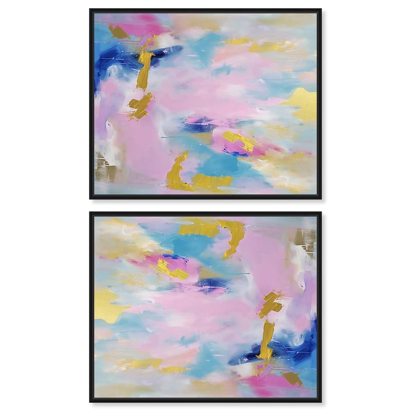 Through the Goal Canvas by Art Remedy - 24" x 16" - Silver