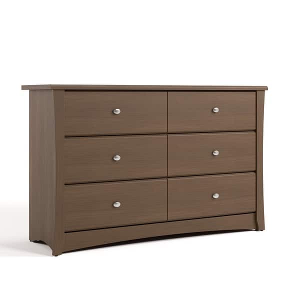 slide 2 of 62, Storkcraft Crescent 6 Drawer Chest - Durable, Stylish, and Elegant Storage Solution with 6 Spacious Drawers Natural