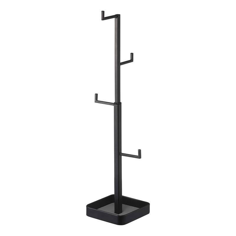 Yamazaki Home Tree Accessory Stand, Steel - L 3.54 x W 3.54 x H 16.14 inches