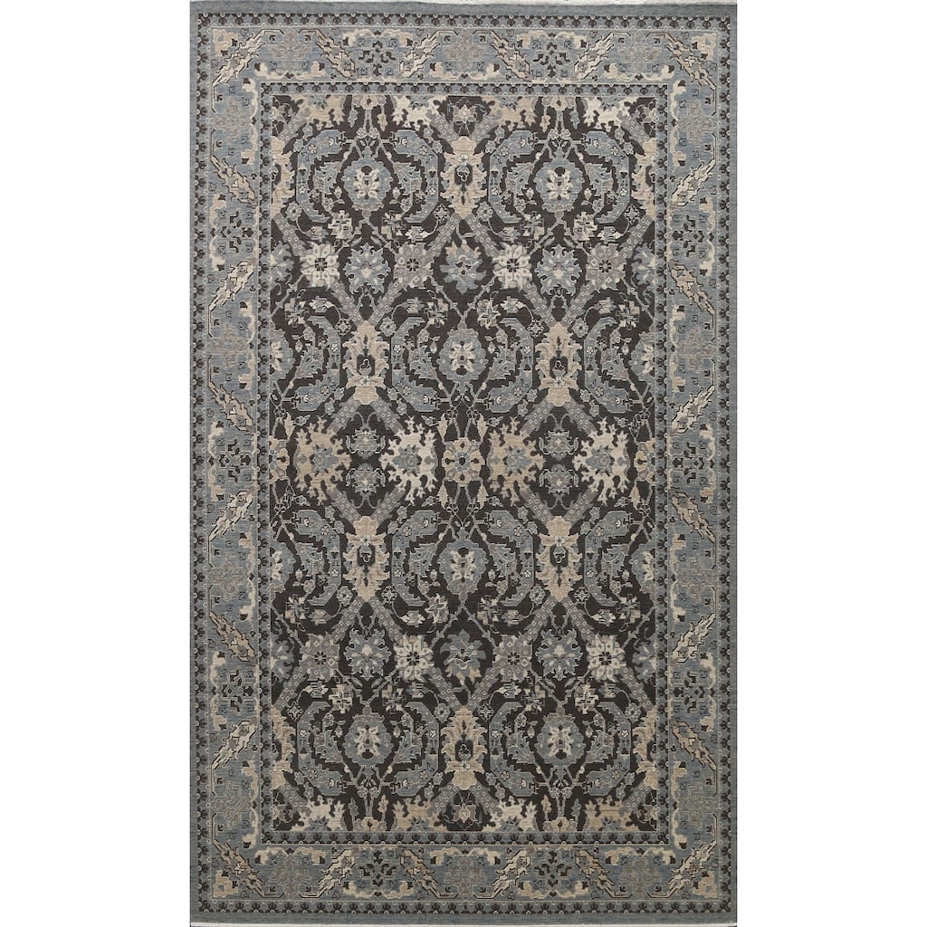 Traditional Geometric Ziegler Turkish Home Decor Area Rug Wool Carpet - 6'7" x 9'10"