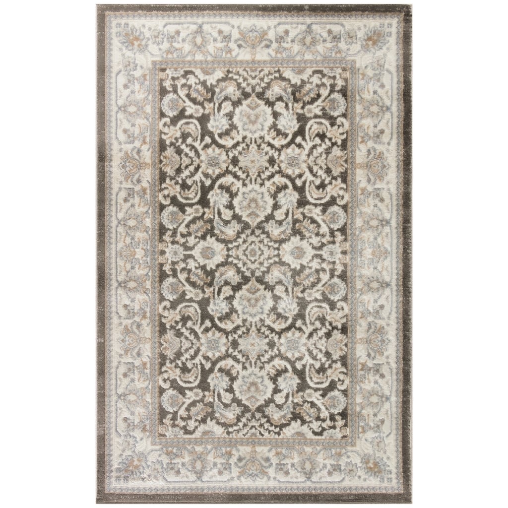 Distressed Floral Area Rug - 4' x 6'