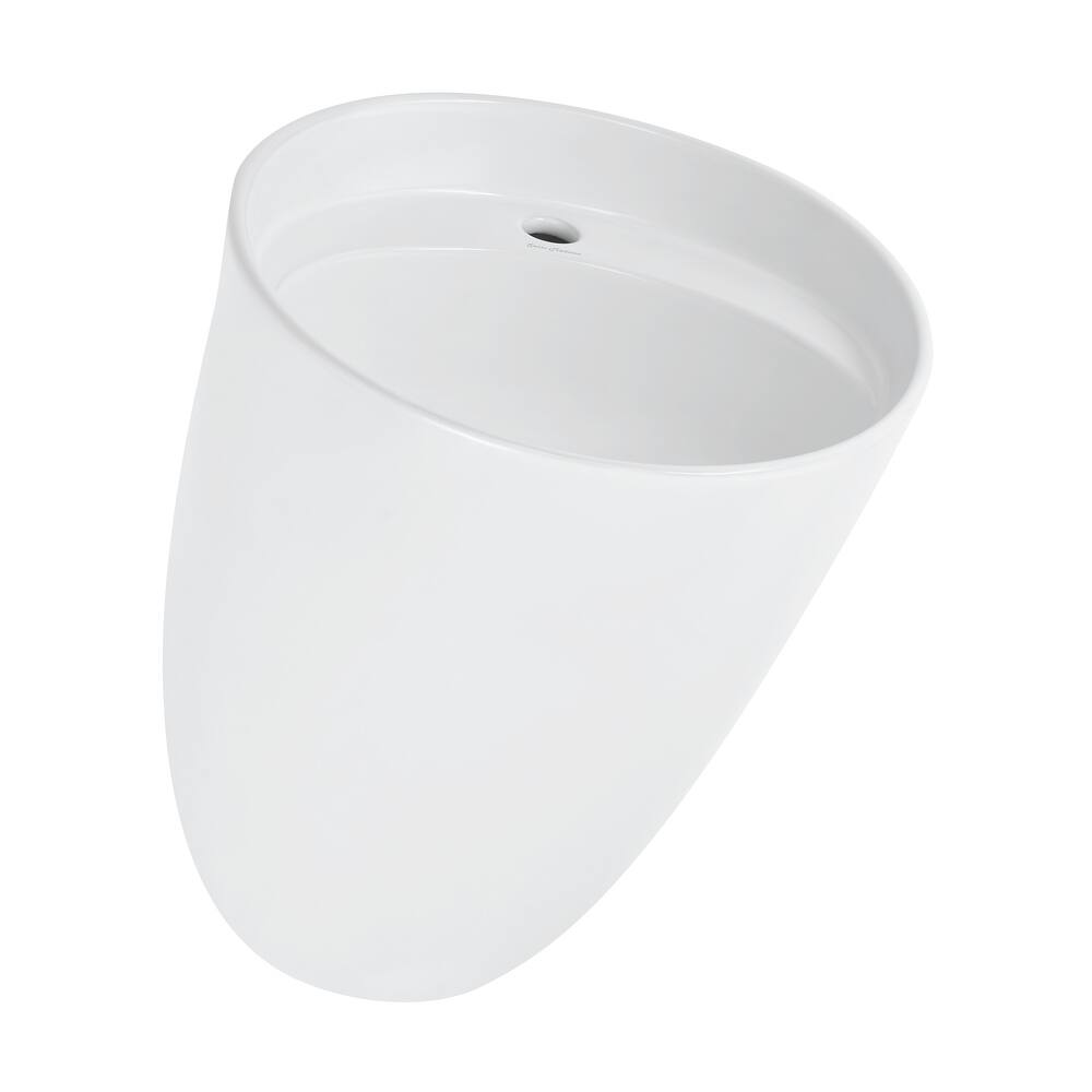 Lucerne 18" Wall-Mount Bathroom Sink - 17.7" x 17.7" 32.7"