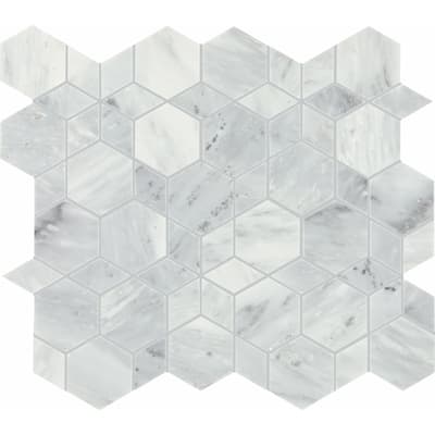 Daltile Gamma Natural Stone Hypnotic XL Wall and Floor Mosaic Tile (Set of 10)