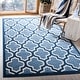 preview thumbnail 5 of 127, SAFAVIEH Amherst Erma Modern Rug 3' x 5' - Light Blue/Navy - Rectangle